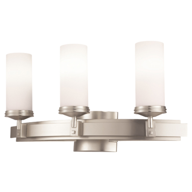 C118-4653SN By Kalco Lighting-Napa Collection Satin Nickel Finish (3) 100-Watt Medium Base