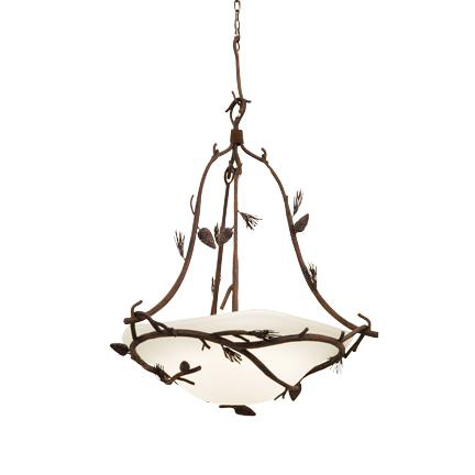 C118-5021SC By Kalco Lighting-Ponderosa Collection Sycamore Finish 3-Lt. Pendant