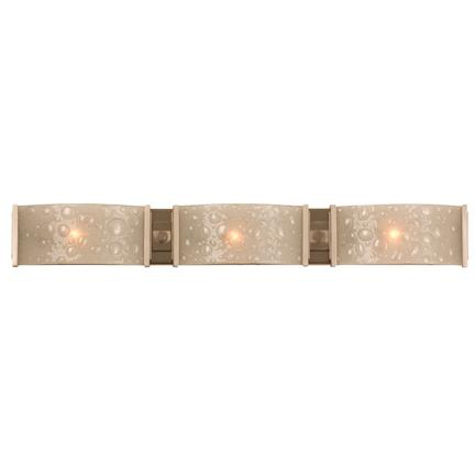 C118-5093SN By Kalco Lighting-Cirrus Collection Satin Nickel Finish 3-Lt. Bath