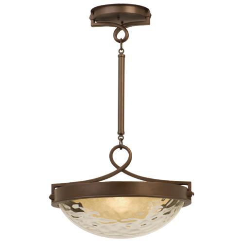 C118-5768SZ By Kalco Lighting-Newport Collection Satin Bronze Finish 3-Lt. Pendant