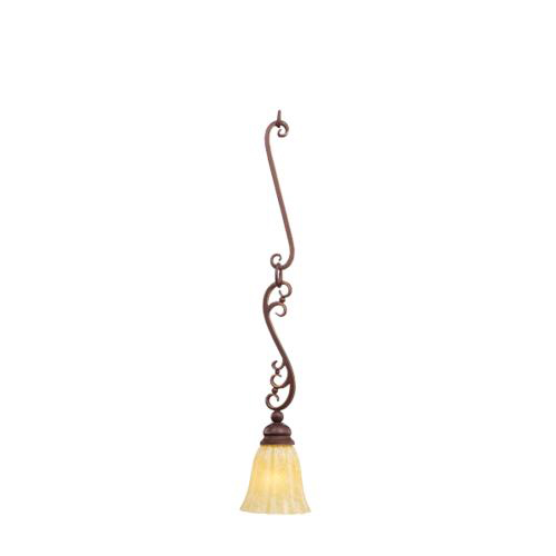 C118-5930TP-1356 By Kalco Lighting-Pembrooke Collection Tawny Port Finish 1-Lt. Mini-Pendant