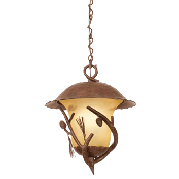 C118-9168PD By Kalco Lighting-Ponderosa Collection Ponderosa Finish Large Hanging Lantern