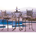 C118-F200BA By Kalco Lighting-Vine Collection Bark Finish Bar Stool