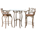 C118-F230PD By Kalco Lighting-Ponderosa Collection Ponderosa Finish Swivel Bar Stool