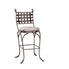 C118-F600BA By Kalco Lighting-Vine Collection Bark Finish Bar Stool