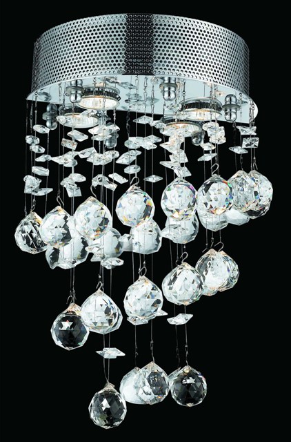 C121-2024W12CBy Regency Lighting - Galaxy Collection Polished Chrome Finish Chandeleir