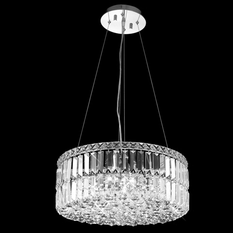 C121-2030D20CBy Regency Lighting - Maxim Collection Polished Chrome Finish Chandeleir
