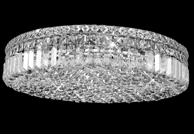 C121-2030F24CBy Regency Lighting - Maxim Collection Polished Chrome Finish Flush Semi-Flush Lighting