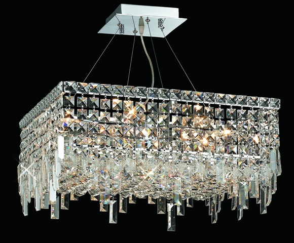 C121-2033D20CBy Regency Lighting - Maxim Collection Polished Chrome Finish Chandelier