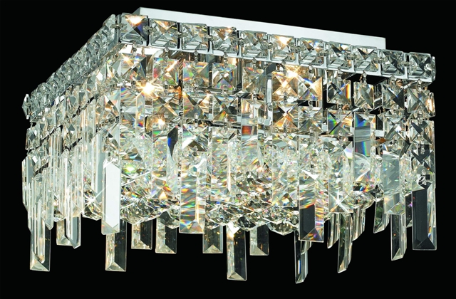 C121-2033F14CBy Regency Lighting - Maxim Collection Polished Chrome Finish Chandeleir