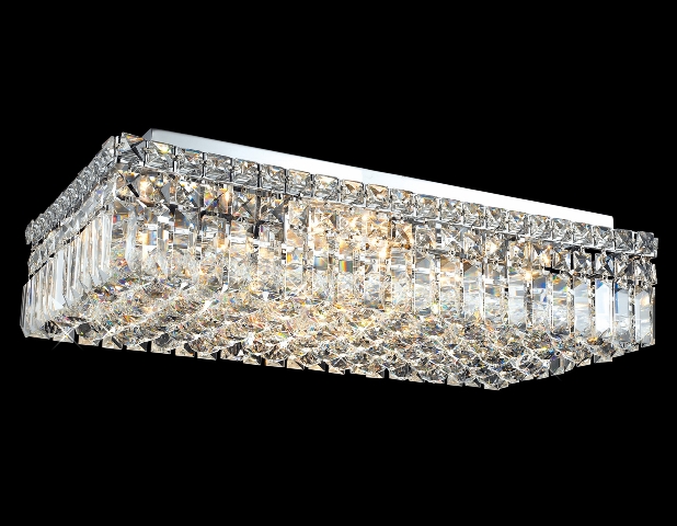 C121-2034F24CBy Regency Lighting - Maxim Collection Polished Chrome Finish Flush Semi-Flush Lighting