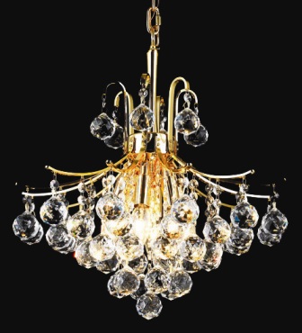 C121-8000D16G By Regency Lighting-Toureg Collection Gold Finish 6 Lights Chandelier