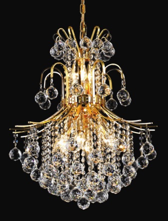 C121-8002D22G By Regency Lighting-Toureg Collection Gold Finish 11 Light Chandelier
