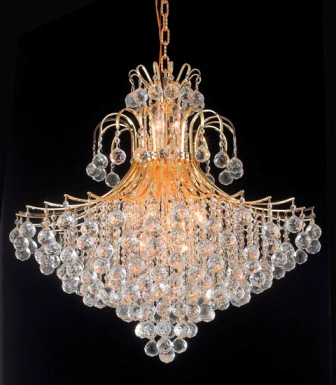 C121-8005G31G By Regency Lighting-Toureg Collection Gold Finish 15 Lights Chandelier