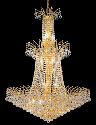 C121-8031G32G By Regency Lighting-Victoria Collection Gold Finish 18 Lights Chandelier