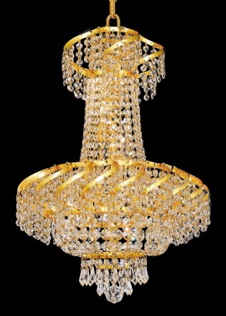 C121-ECA2D18G By Regency Lighting-Belenus Collection Gold Finish 22 Lights Chandelier