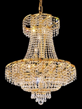 C121-ECA2D26G By Regency Lighting-Belenus Collection Gold Finish 15 Lights Chandelier