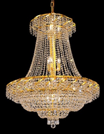 C121-ECA2D30G By Regency Lighting-Belenus Collection Gold Finish 18 Lights Chandelier