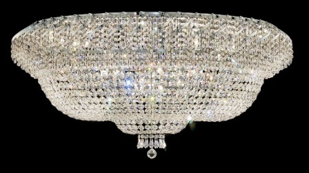 C121-ECA2F48C By Regency Lighting-Belenus Collection Chrome Finish 36 Lights Flush