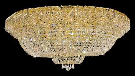 C121-ECA2F48G By Regency Lighting-Belenus Collection Gold Finish 36 Lights Flush