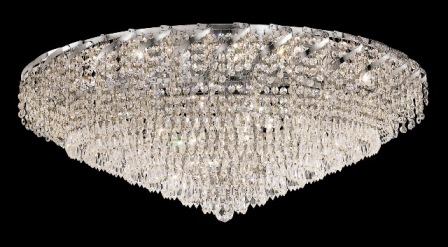 C121-ECA4F36C By Regency Lighting-Belenus Collection Chrome Finish 28 Lights Flush