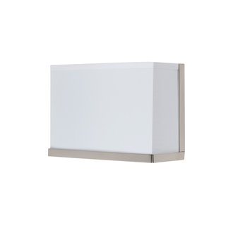 C123-RS-4038-S By Lights Up-Rex Collection White Linen Finish 1 Lt Sconces