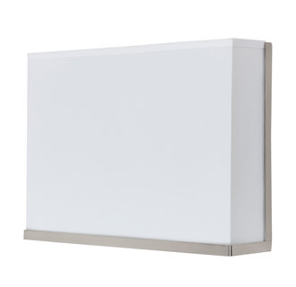 C123-RS-4039-L By Lights Up-Rex Collection White Linen Finish 3 Lt Sconces