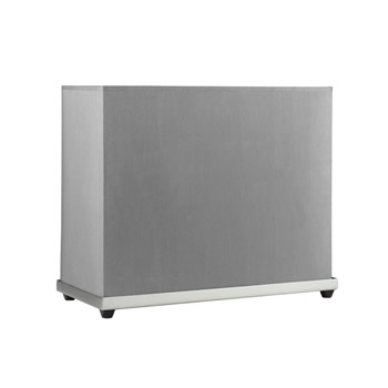 C123-RS-490 By Lights Up-Rex Collection Platinum Silk Glow Finish Table Lamp