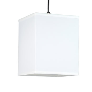 C123-RS-9210 By Lights Up-Rex Collection White Linen Finish Ceiling Lamps