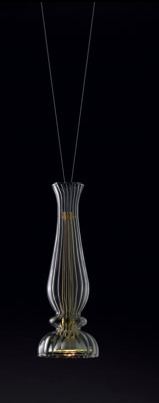 C129-6008501202 By Modiss-Balbina Rayada Collection Chrome Finish Double Suspension