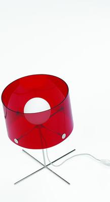 C129-600100102 By Modiss-Carmen Collection Red Finish Table Lamp