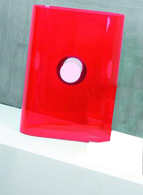 C129-600120702 By Modiss-Coco Collection Red Finish Table Lamp