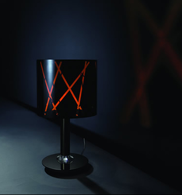 C129-601113111 By Modiss-Raisa Collection Black Finish Table Lamp