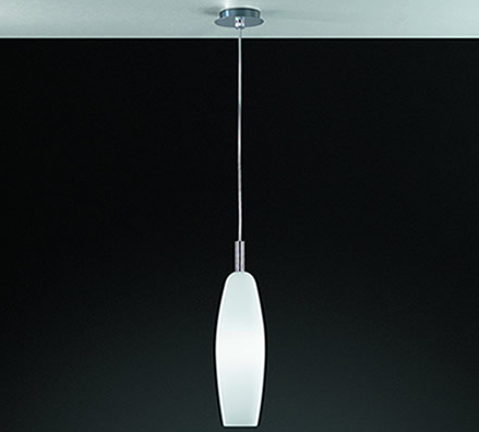 C129-600620301 By Modiss-Vanny Collection White Finish Single Suspension