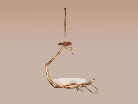C135-10007-NBZ Harvest Moon Collection Natural Bronze Finish Fixture By Classic Lighting