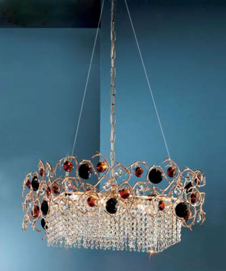 C135-10038-NBZ-SA Foresta Colorita Collection Natural Bronze Fixture By Classic Lighting