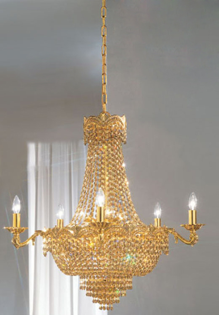 C135-1859-G-SGT Regency Ii Collection Gold Fixture By Classic Lighting