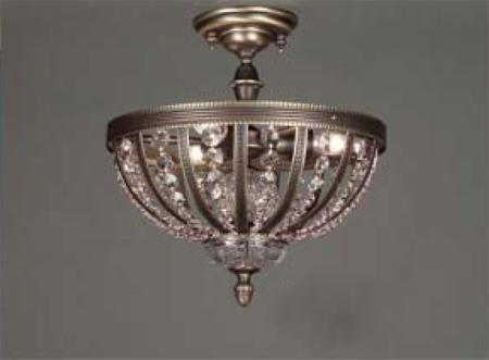 C135-1923-RB-CP Terragona Collection Roman Bronze Fixture By Classic Lighting