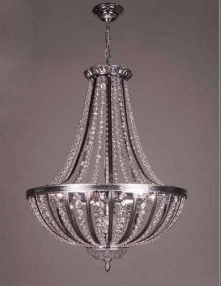 C135-1925-CHB-CP Terragona Collection Chrome with Black Patina Fixture By Classic Lighting