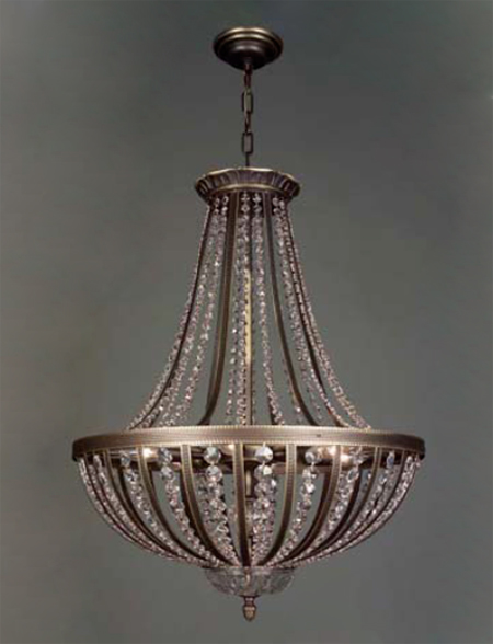 C135-1925-RB-CP Terragona Collection Roman Bronze Fixture By Classic Lighting