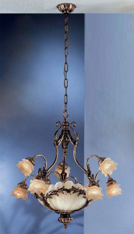 C135-4509-ABZ La Paloma Collection Antique Bronze Finish Fixture By Classic Lighting