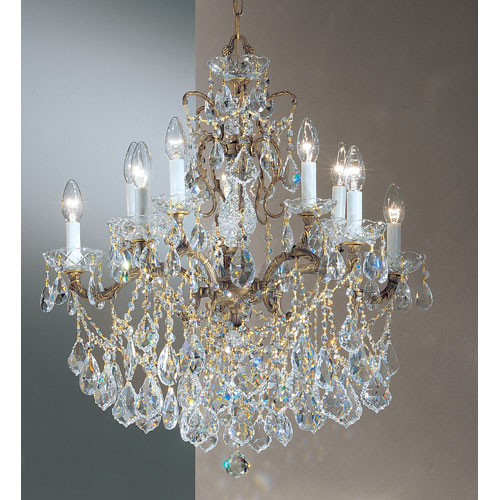 C135-5540-RB-C Madrid Imperial Collection Roman Bronze Crystalique™ Finish Fixture By Classic Lighting
