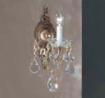 C135-5541-RB-C Madrid Imperial Collection Roman Bronze Crystalique™ Finish Fixture By Classic Lighting
