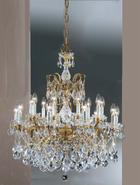 C135-5548-OWB-C Madrid Imperial Collection Olde World Bronze Crystalique™ Finish Fixture By Classic Lighting