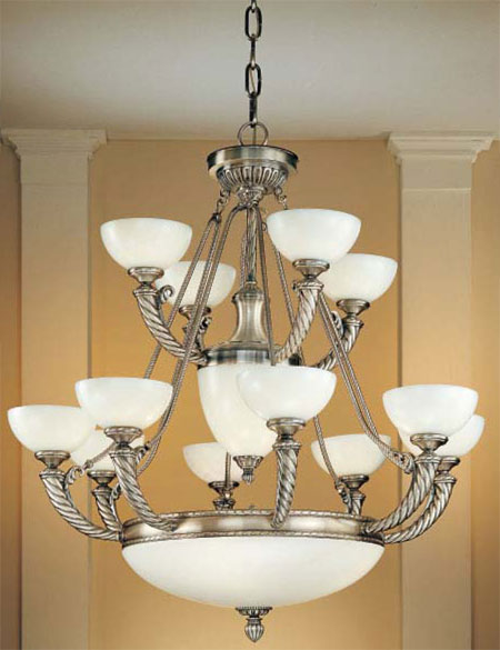 C135-56099-SO Alhambra Collection Silver Oxide Fixture By Classic Lighting