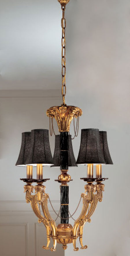 C135-57305-ABZ-BLK Duke Collection Antique Bronze Fixture By Classic Lighting