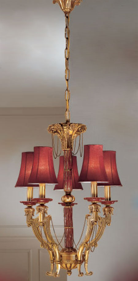 C135-57305-ABZ-BUR Duke Collection Antique Bronze Fixture By Classic Lighting