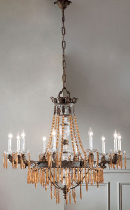 C135-57310-AGB-AI Duchess Collection Aged Bronze Fixture By Classic Lighting