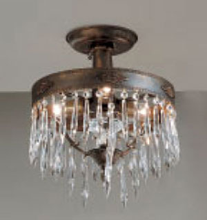 C135-57313-AGB-I Duchess Collection Aged Bronze Fixture By Classic Lighting