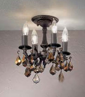 C135-57345-AGB-SGT Majestic Collection Aged Bronze Fixture By Classic Lighting